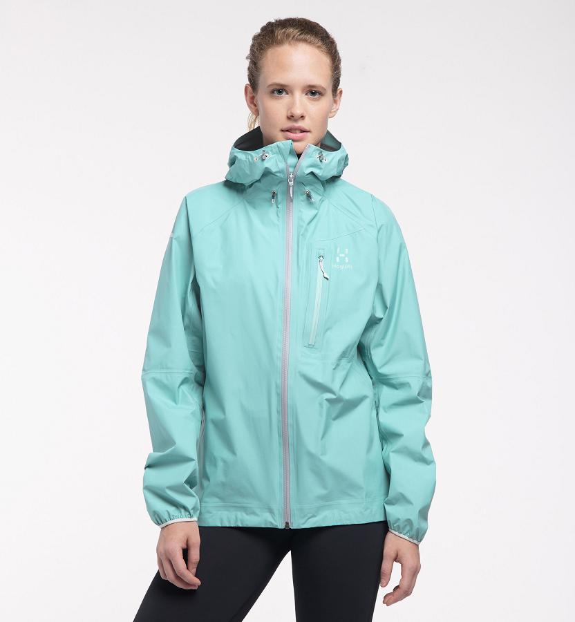 Haglöfs Womens L.I.M Waterproof Jacket Green New Zealand 81630HCXO